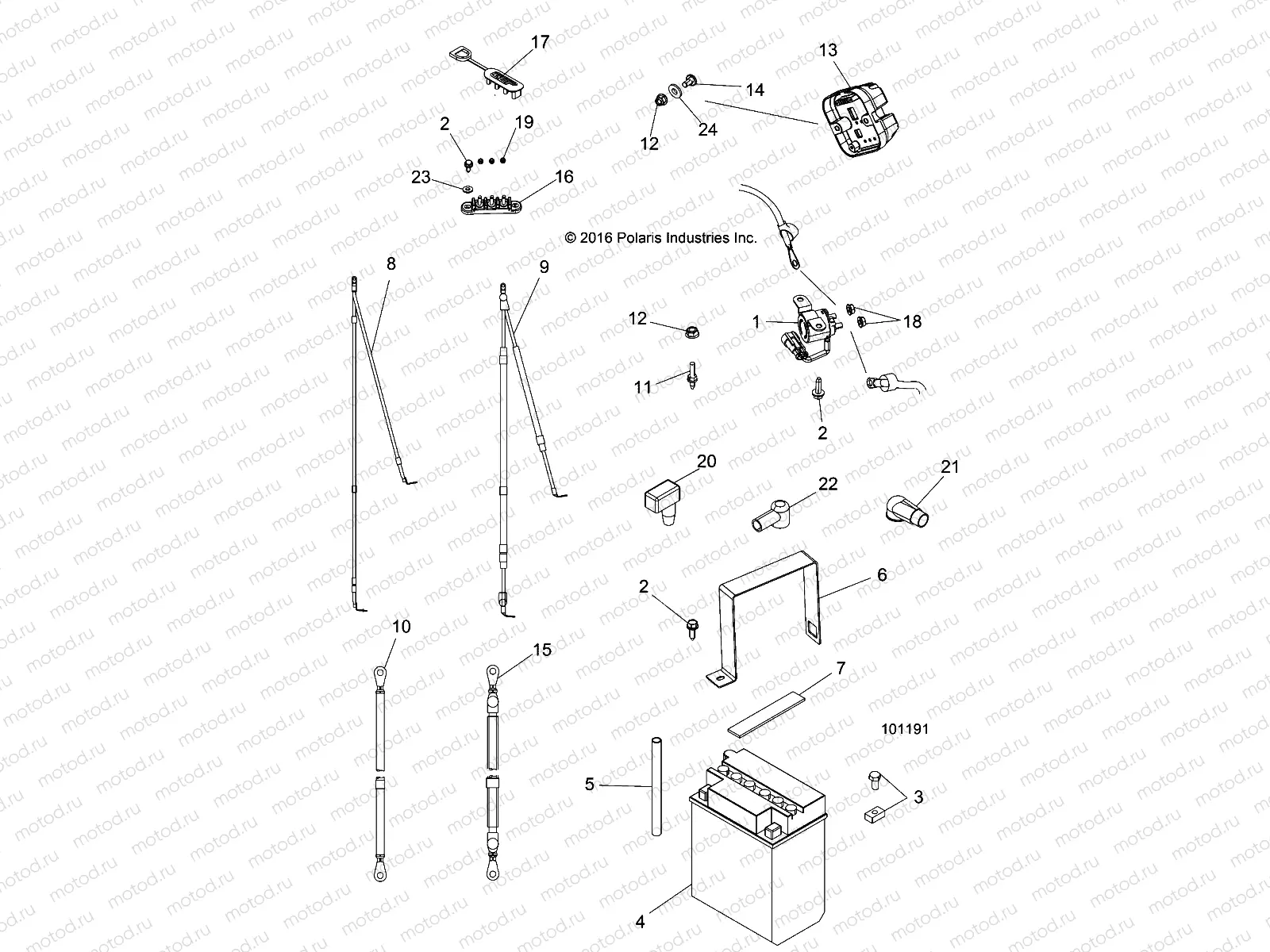 ELECTRICAL | ELECTRICAL, BATTERY - A18DAE57B2 (101191)