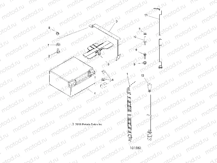 ELECTRICAL | ELECTRICAL, BATTERY - A19SVA85BG (101580)