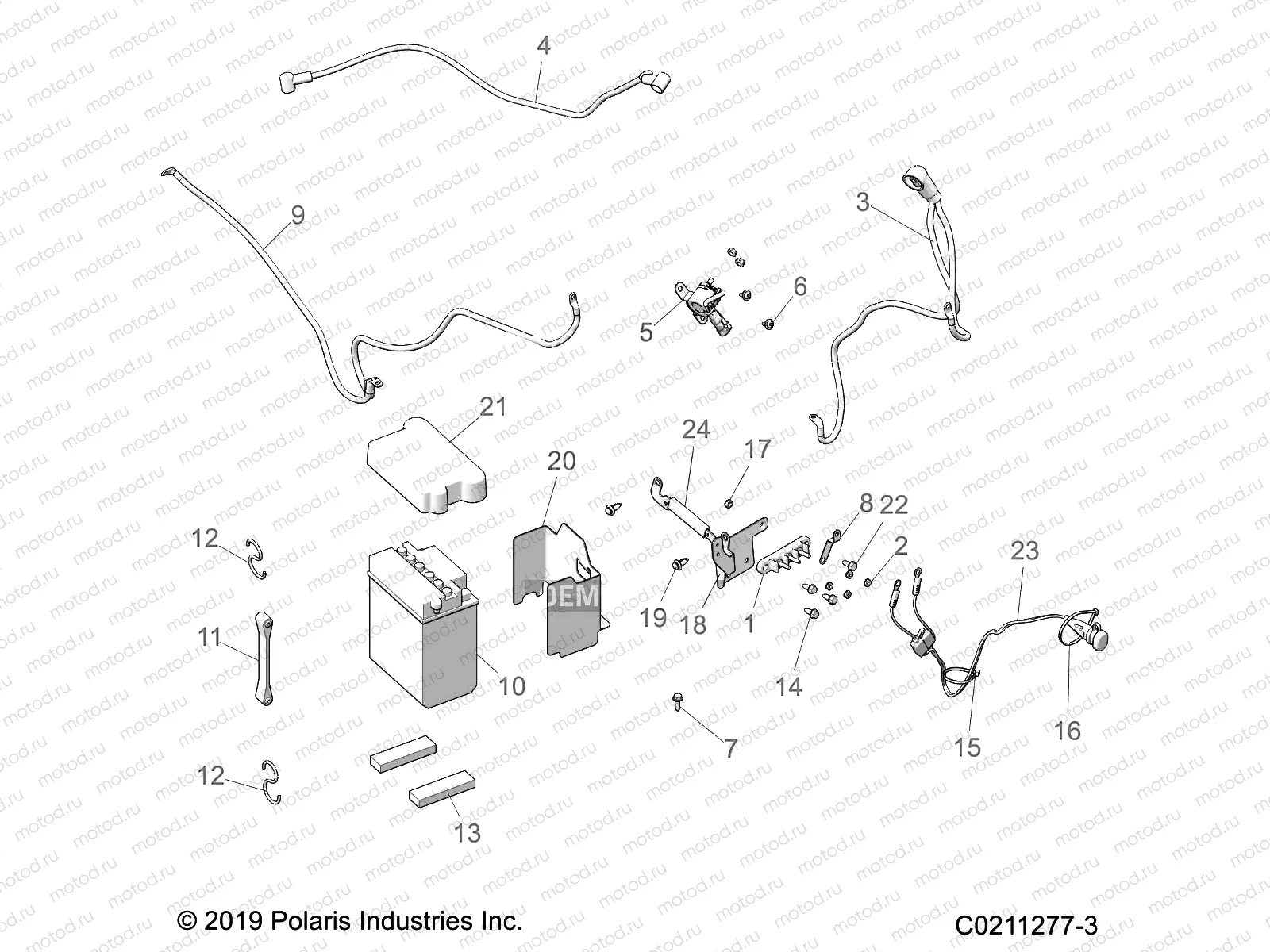 ELECTRICAL | ELECTRICAL, BATTERY - A20SEA57L6/L7 (C0211277-3)