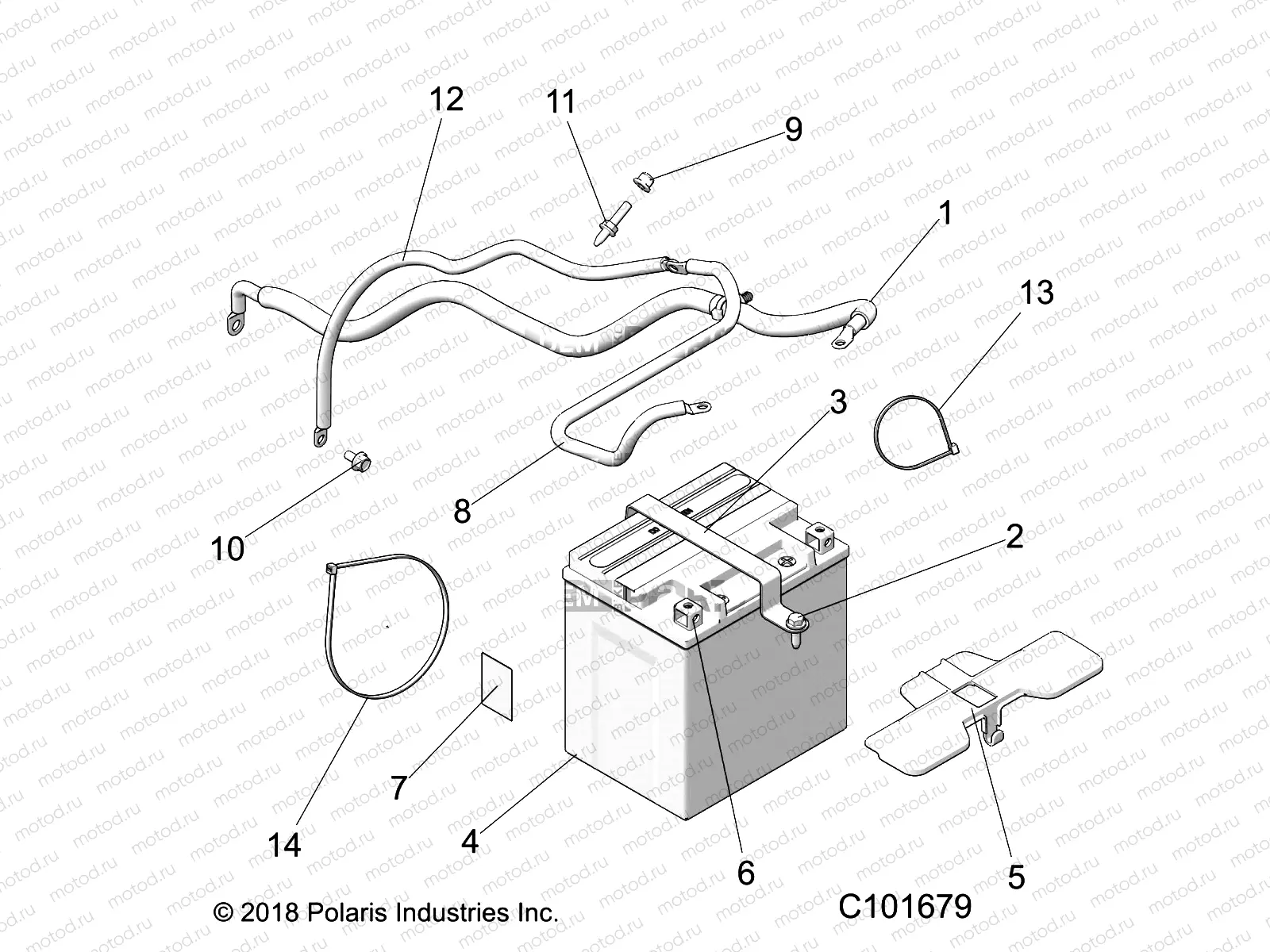 ELECTRICAL | ELECTRICAL, BATTERY - A20SLZ95AE (C101679)