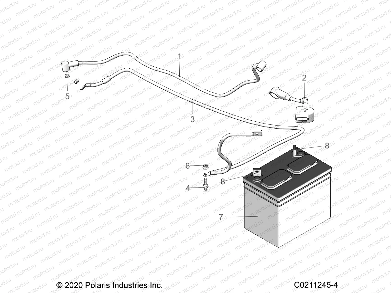 ELECTRICAL | ELECTRICAL, BATTERY - A21SEG50A1/A5/CA1/CA5 (C0211245-4)