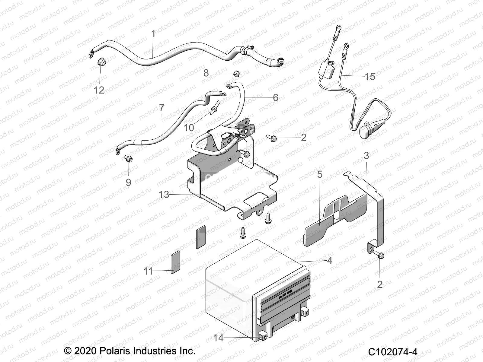 ELECTRICAL | ELECTRICAL, BATTERY - A21SGE95AK (C102074-4)