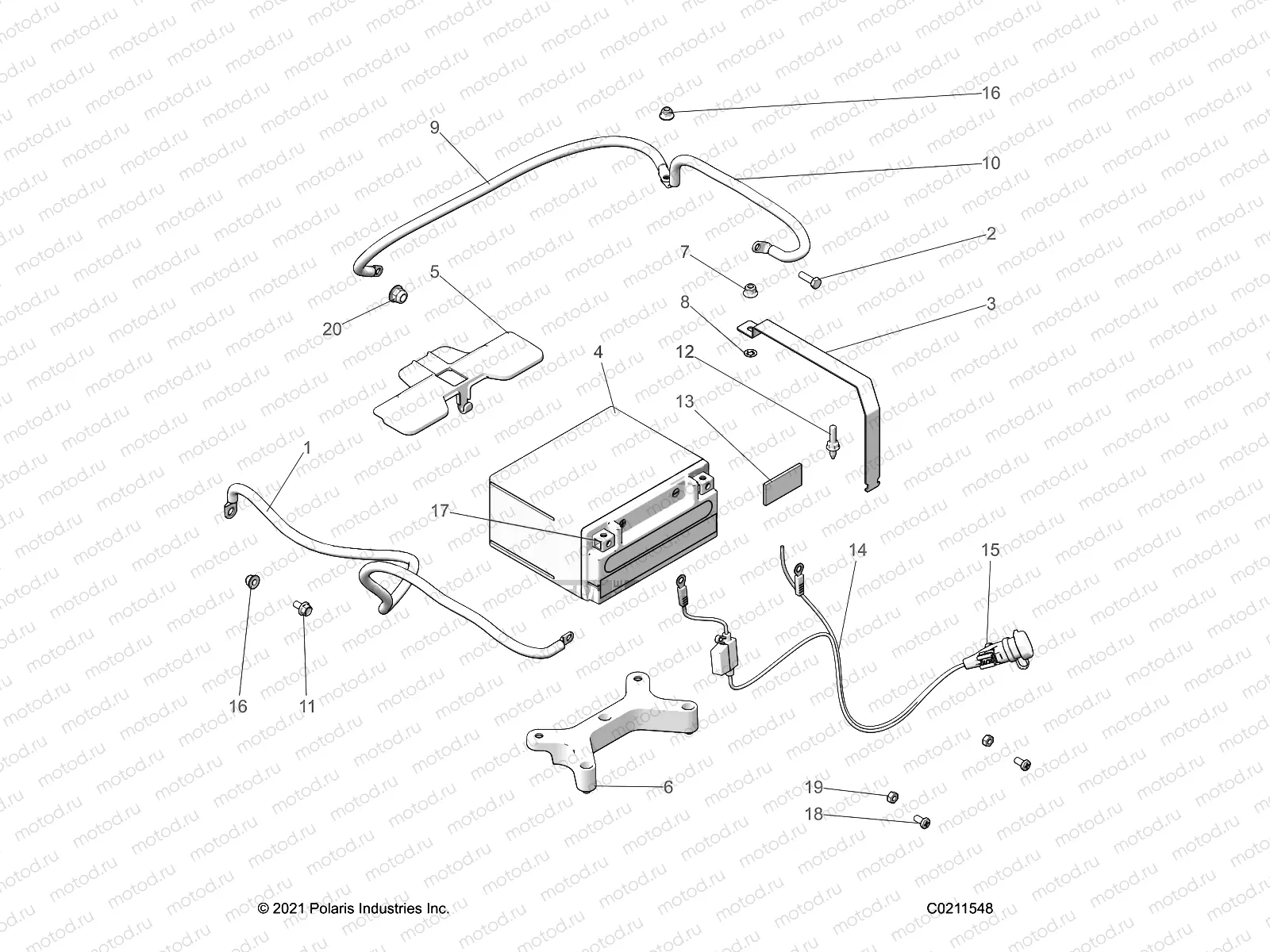ELECTRICAL | ELECTRICAL, BATTERY - A23SXE95PG/PK (C0211548)