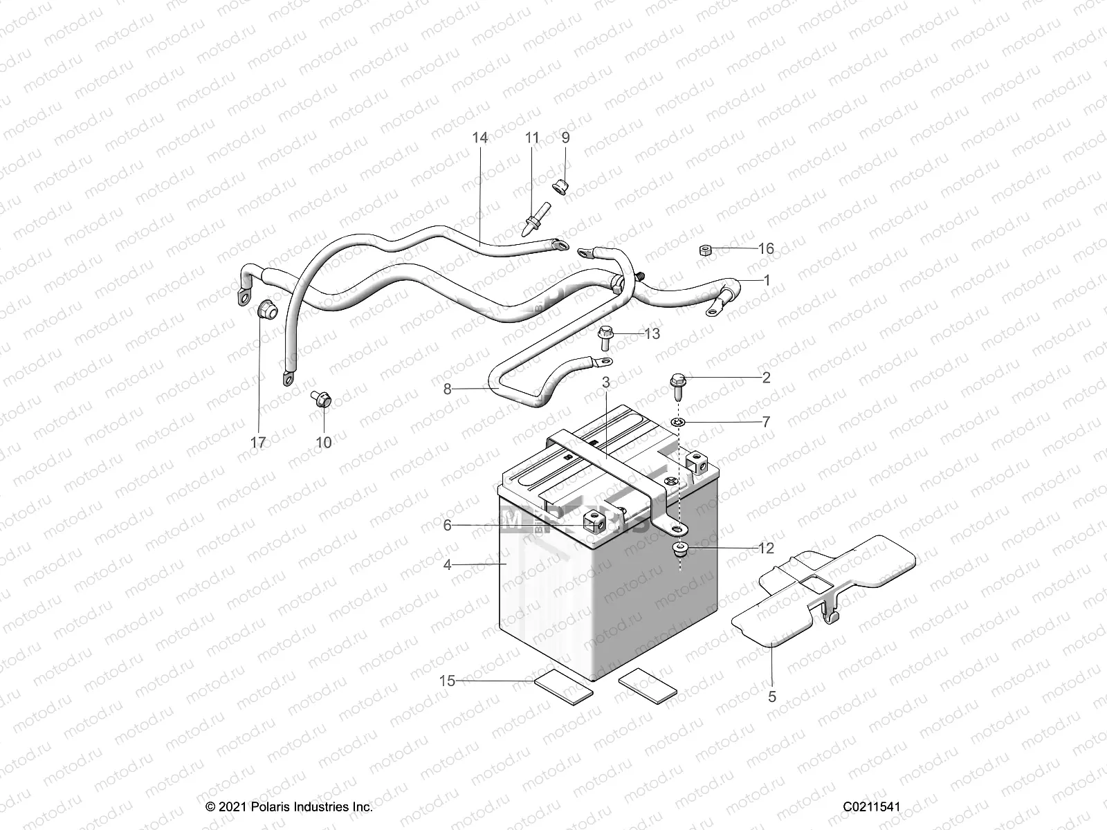 ELECTRICAL | ELECTRICAL, BATTERY - A23SXZ95AK (C0211541)