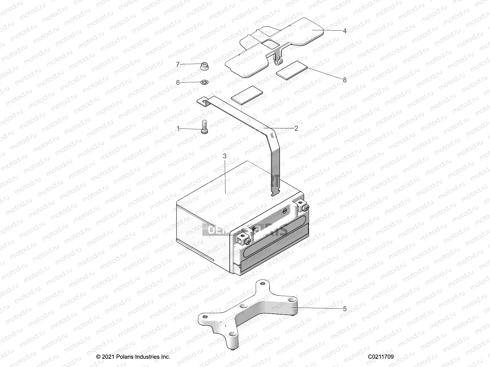 ELECTRICAL | ELECTRICAL, BATTERY - A23SYE95PM (C0211709)