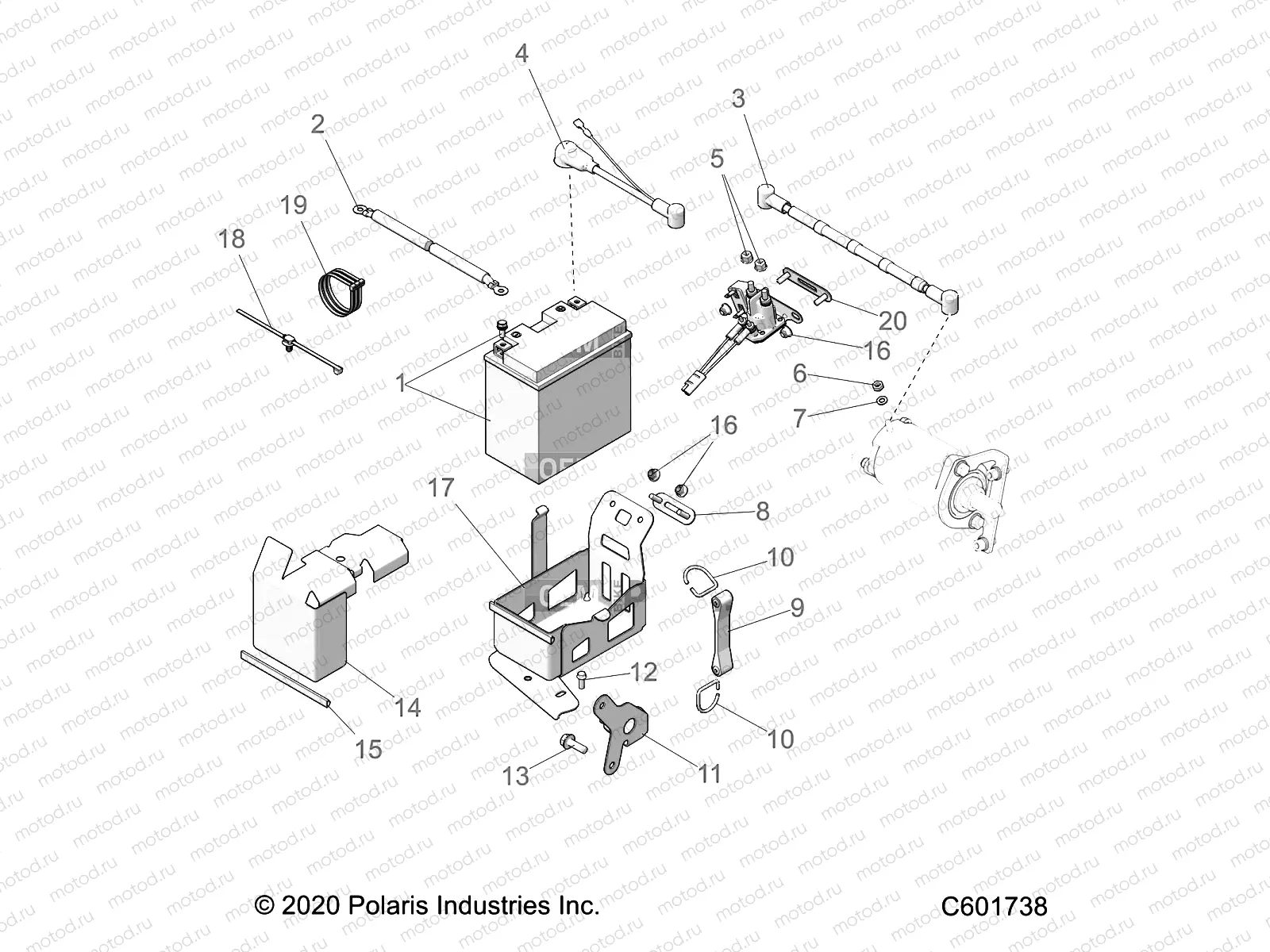 ELECTRICAL | ELECTRICAL, BATTERY BOX  ASM. - S22CFF5TSL (C601738)