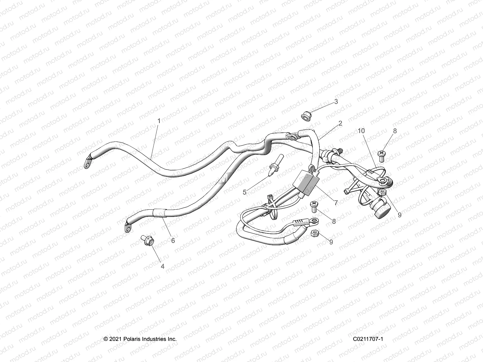 ELECTRICAL | ELECTRICAL, BATTERY CABLE - A23SLE95PK (C0211707-1)