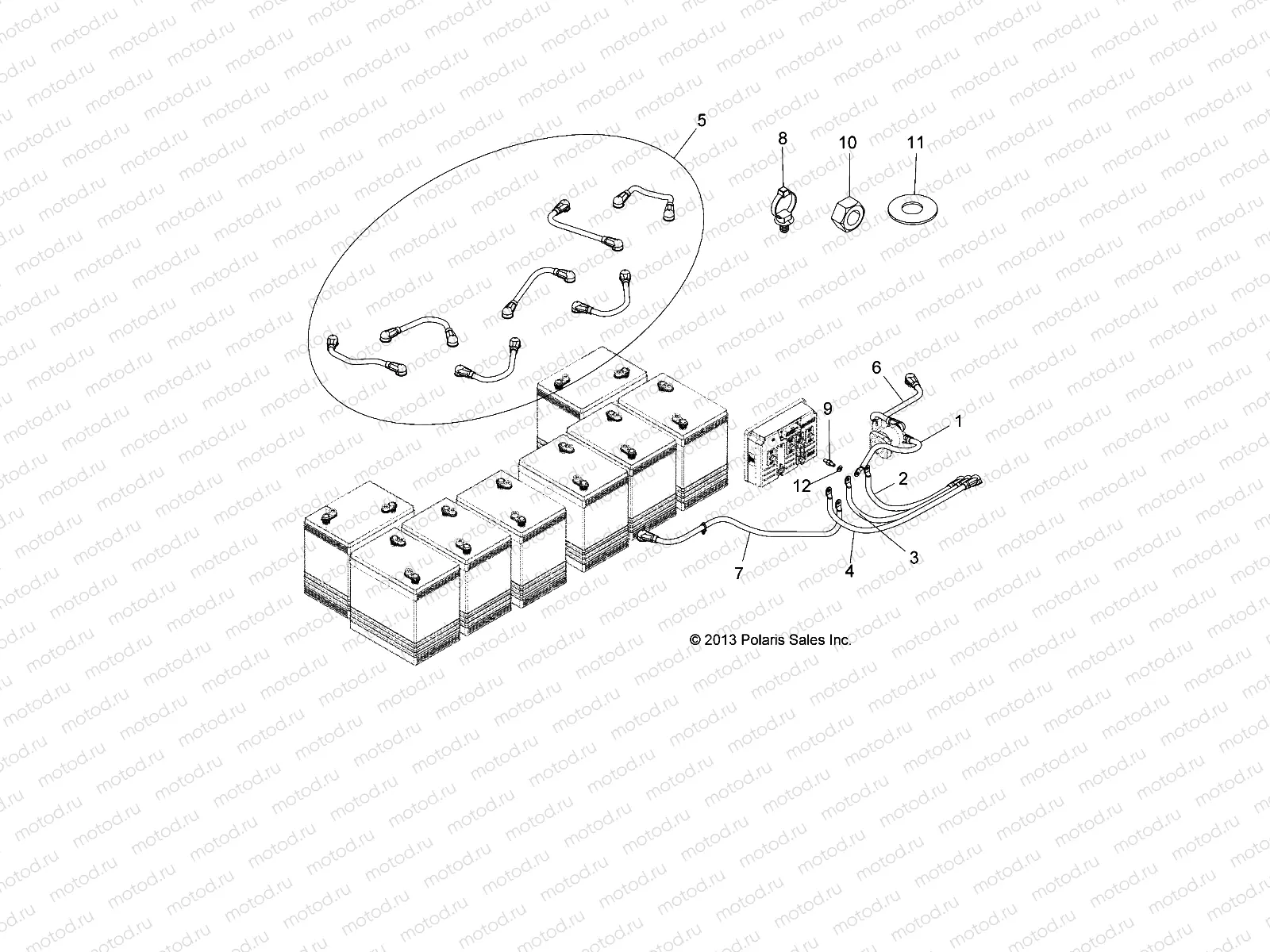 ELECTRICAL | ELECTRICAL, BATTERY CABLES - L20U2NAFLA (49LEVCABLES14EM)