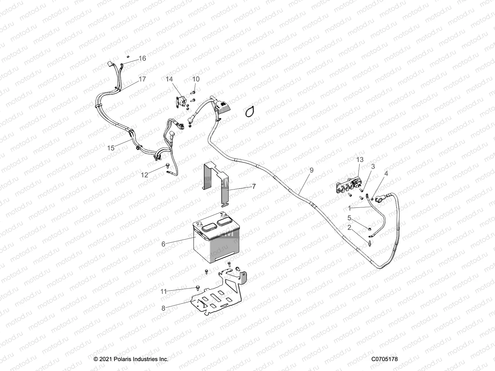 ELECTRICAL | ELECTRICAL, BATTERY - D22P4EP99A4/B4/F99A4 (C0705178)
