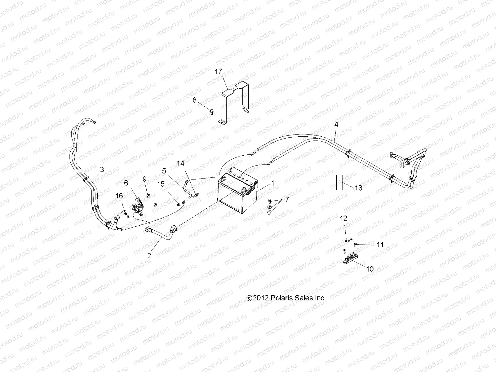 ELECTRICAL | ELECTRICAL, BATTERY, EPS - R13UH88/UH9E ALL OPTIONS (49RGRBATTERY13900XP)