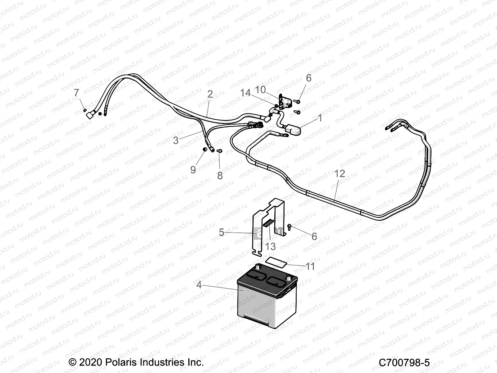 ELECTRICAL | ELECTRICAL, BATTERY - G22GXK99AP/BP (C700798-5)
