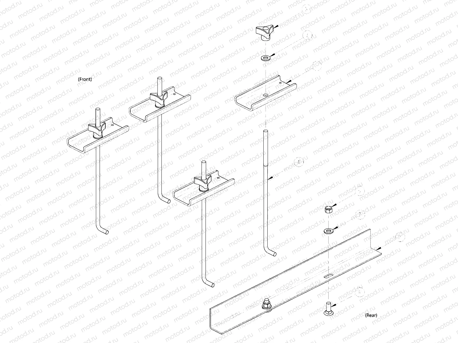 ELECTRICAL | ELECTRICAL, BATTERY HOLD DOWN 12 VOLT - eL (49GEMELECTRICAL11BATTERYHOLD12EL)
