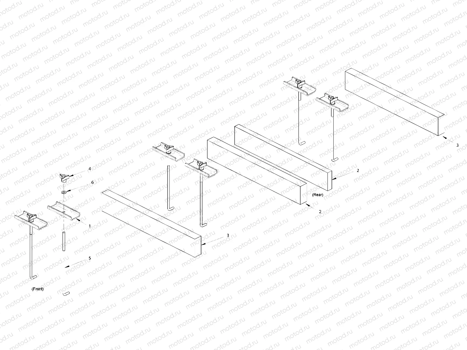 ELECTRICAL | ELECTRICAL, BATTERY HOLD DOWN 8 VOLT - e6 (49GEMELECTRICAL11BATTERYHOLD8E6)