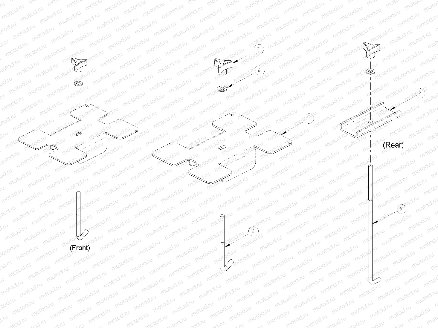 ELECTRICAL | ELECTRICAL, BATTERY HOLD DOWN - e2/e4/eS (49GEMELECTRICAL11BATTERYHOLD)