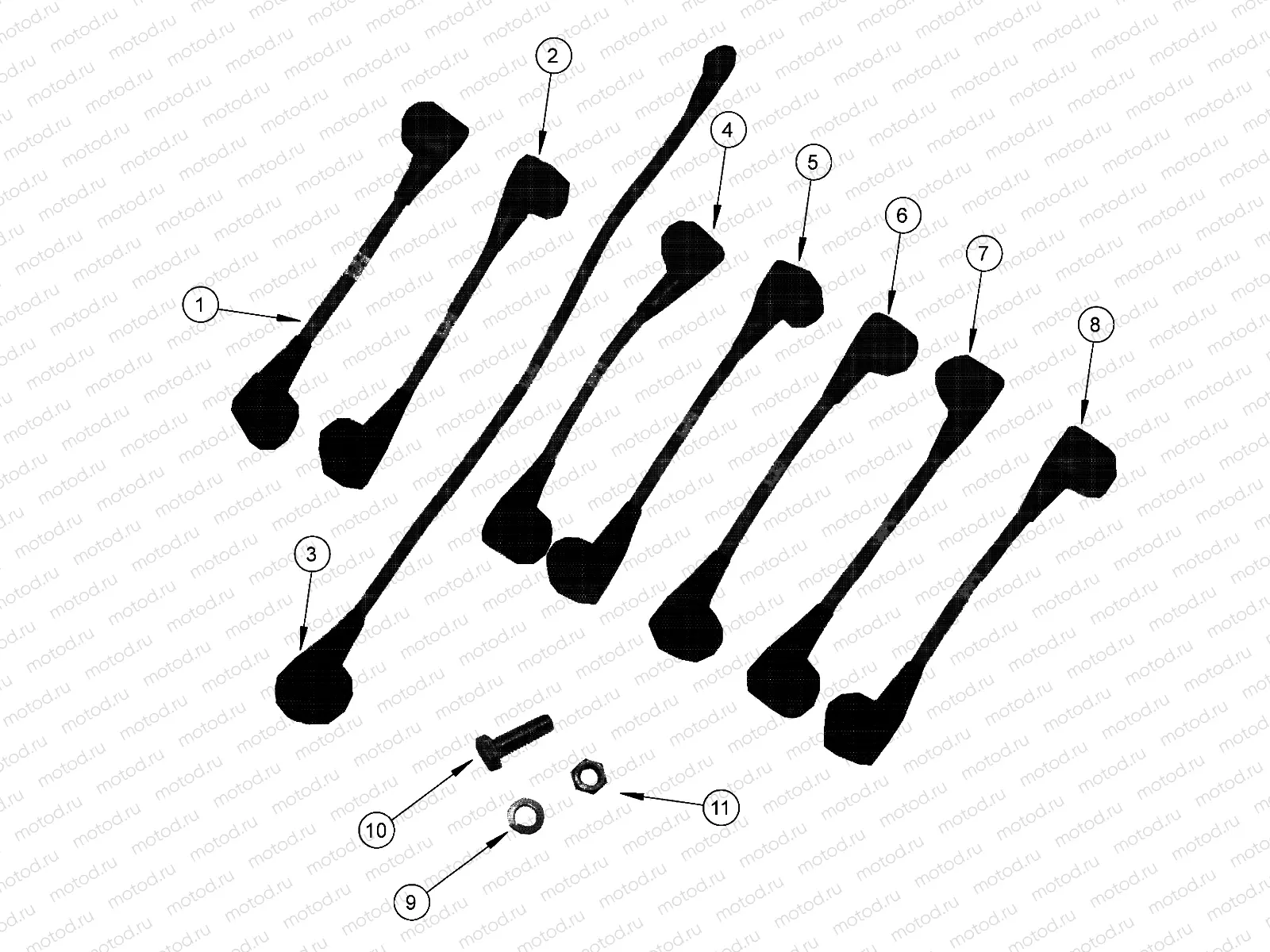 ELECTRICAL | ELECTRICAL, BATTERY INTERCONNECTS, NINE 8V BATTERIES - L12G6A/L12G6S (49GEMELECTRICAL11BCABLEE6)