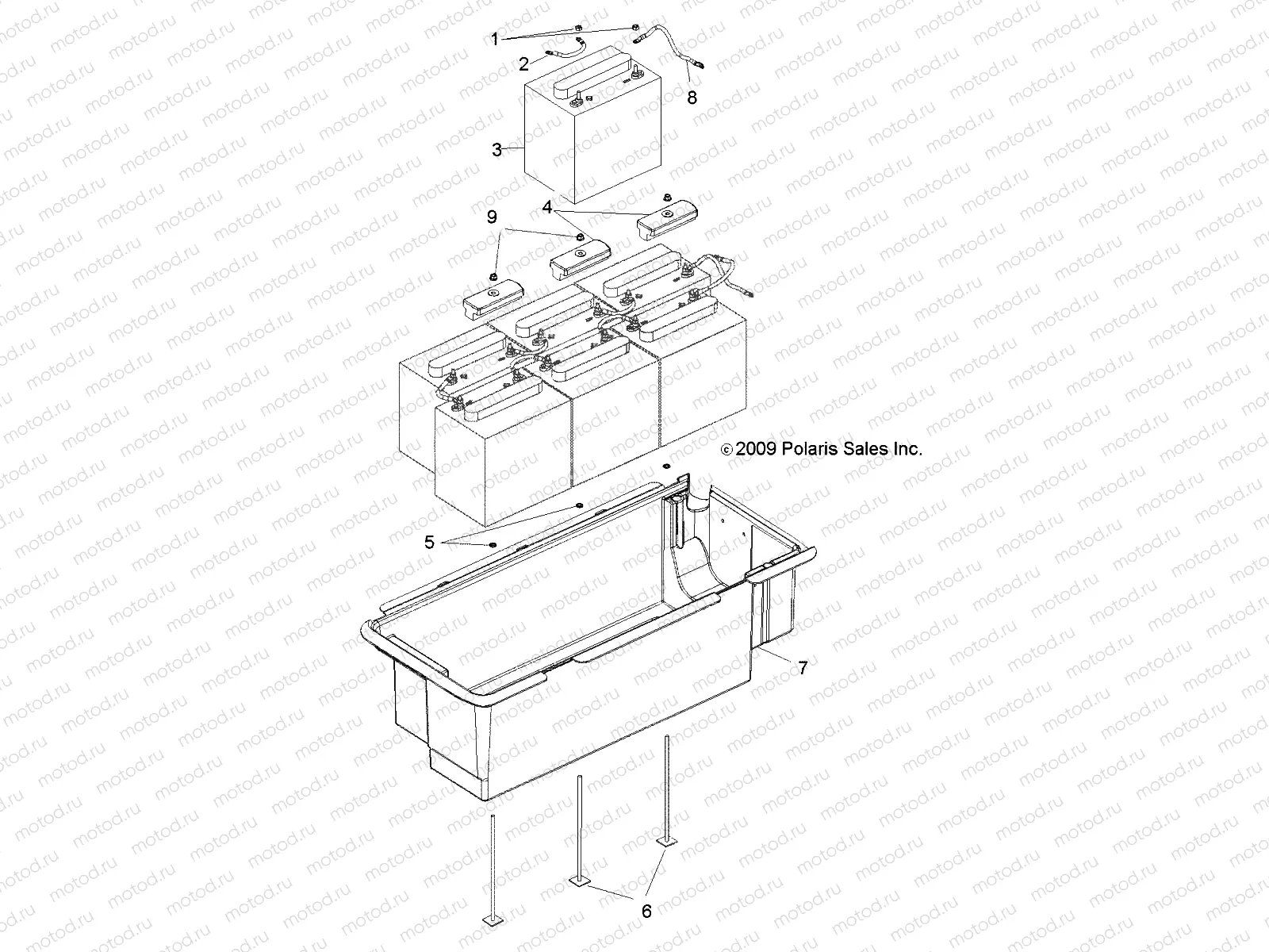 ELECTRICAL | ELECTRICAL, BATTERY - L11AB08/AA08 ALL OPTIONS (49LEVBATTERY10BSTN)