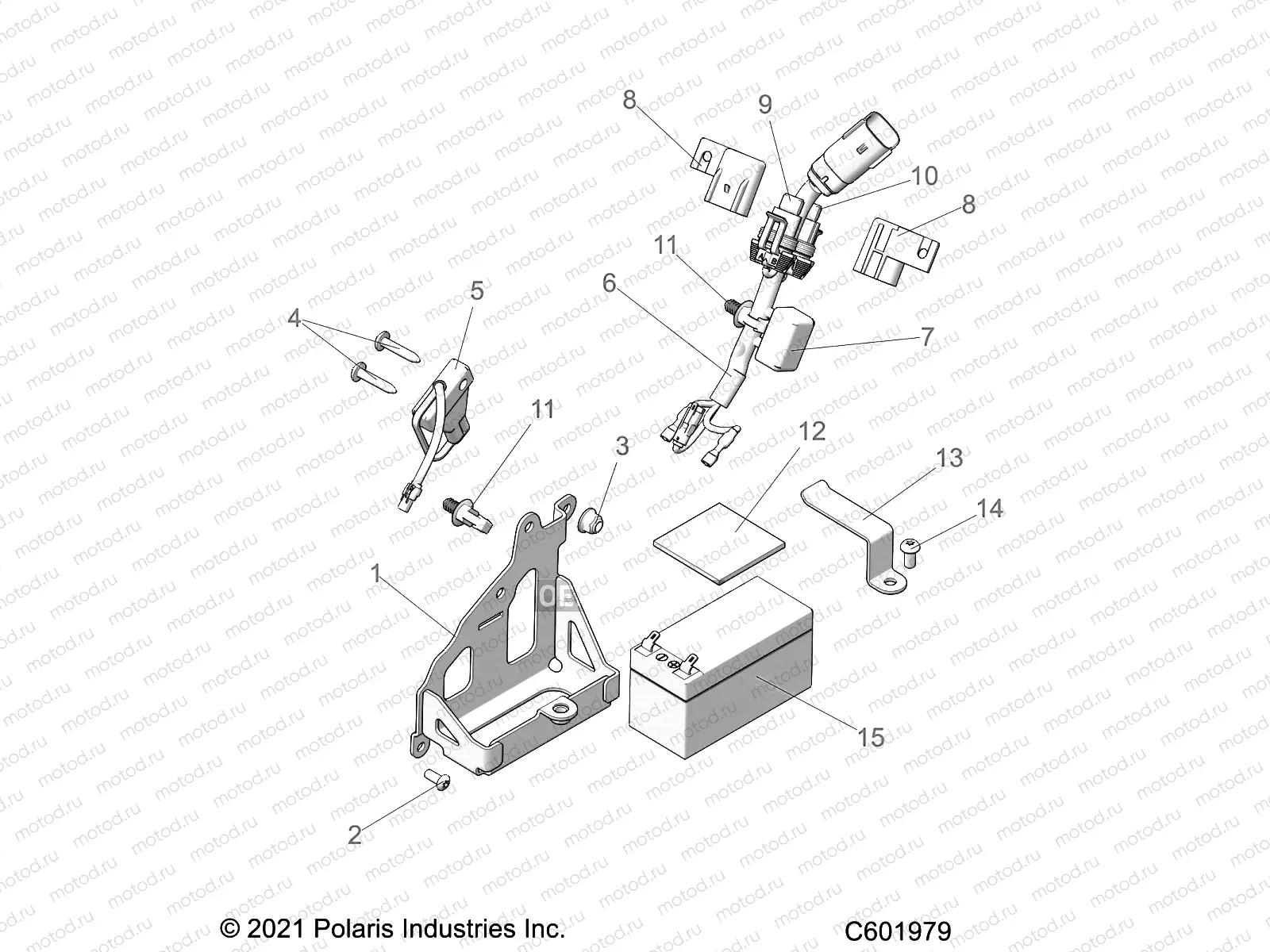 ELECTRICAL | ELECTRICAL, BATTERY, MANUAL START POWER UP COMPONENTS - S23TFK6RS (C601979)