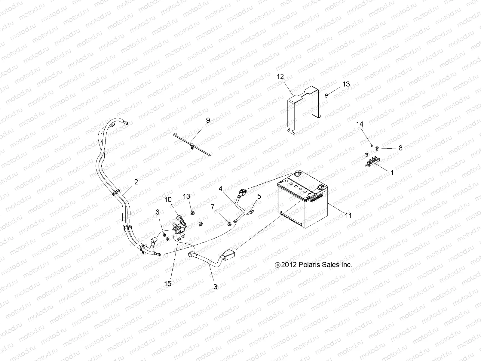 ELECTRICAL | ELECTRICAL, BATTERY, NON EPS - R13UH88/UH9E ALL OPTIONS (49RGRBATTERY13900XPNON)