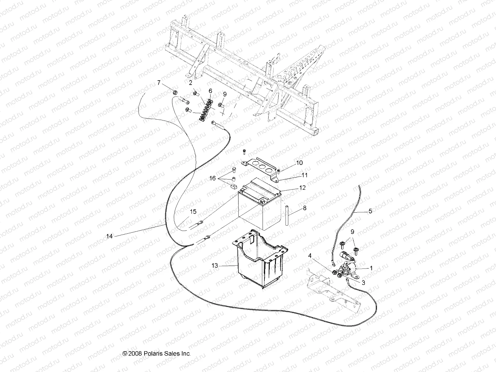 ELECTRICAL | ELECTRICAL, BATTERY - R10RH45AG/AH/AR (49RGRBATTERY10)