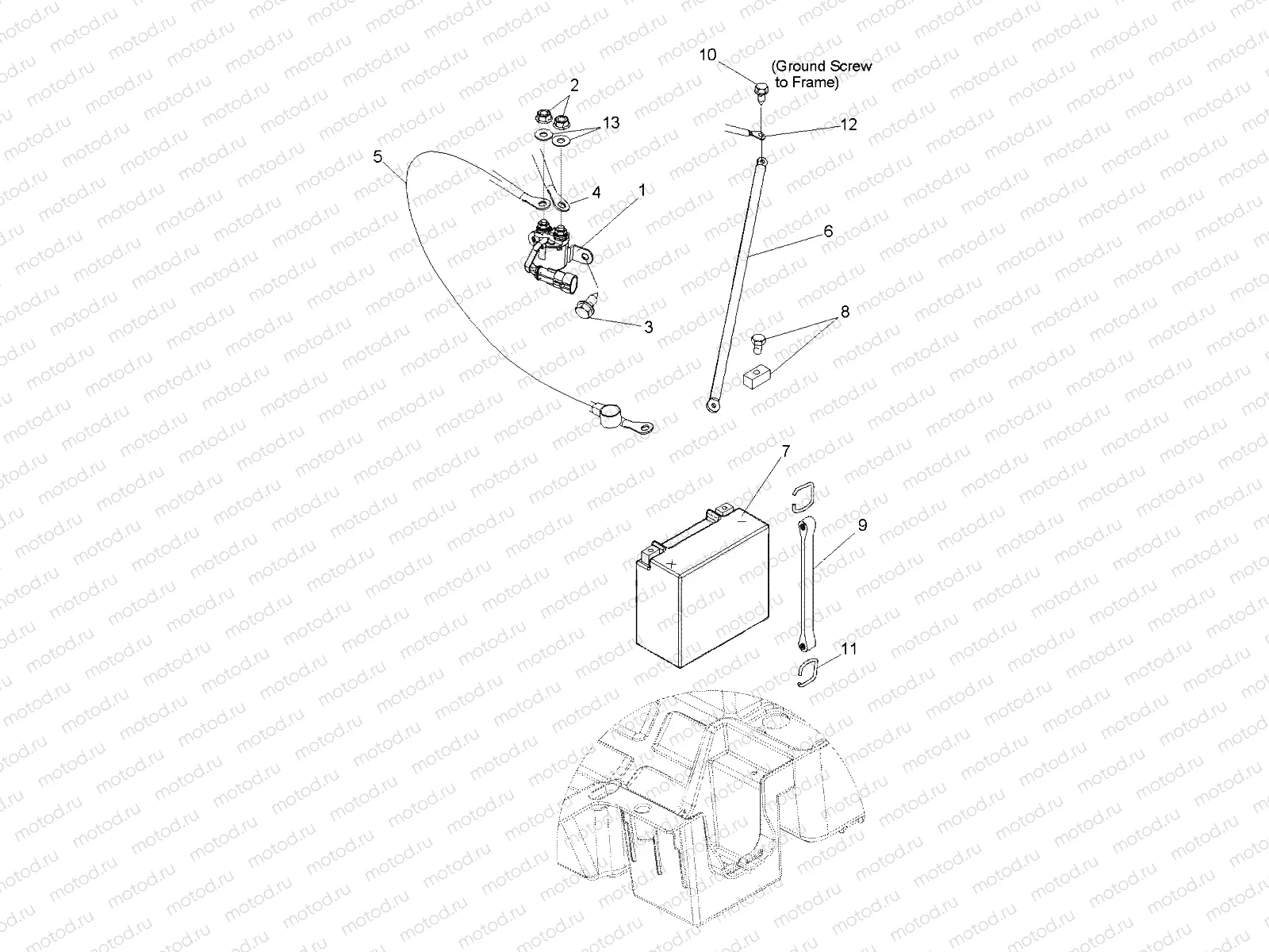 ELECTRICAL | ELECTRICAL, BATTERY - R11XH76AW/AZ/XY76AA (49RGRBATTERY11RZR)