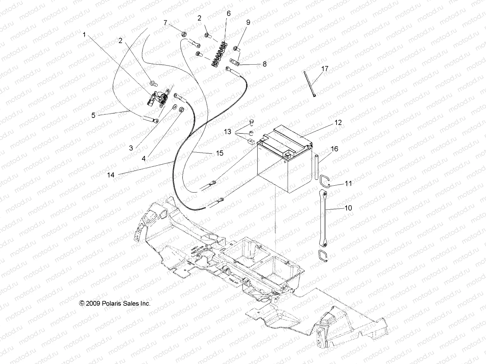 ELECTRICAL | ELECTRICAL, BATTERY - R13HR76AG/AR (49RGRBATTERY106X6)