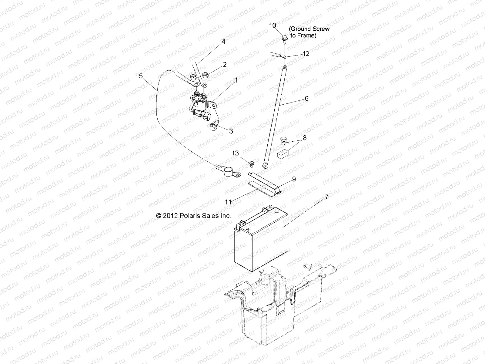 ELECTRICAL | ELECTRICAL, BATTERY - R13VE76AD/AI/AW/7EAS/EAT (49RGRBATTERY13RZRS)
