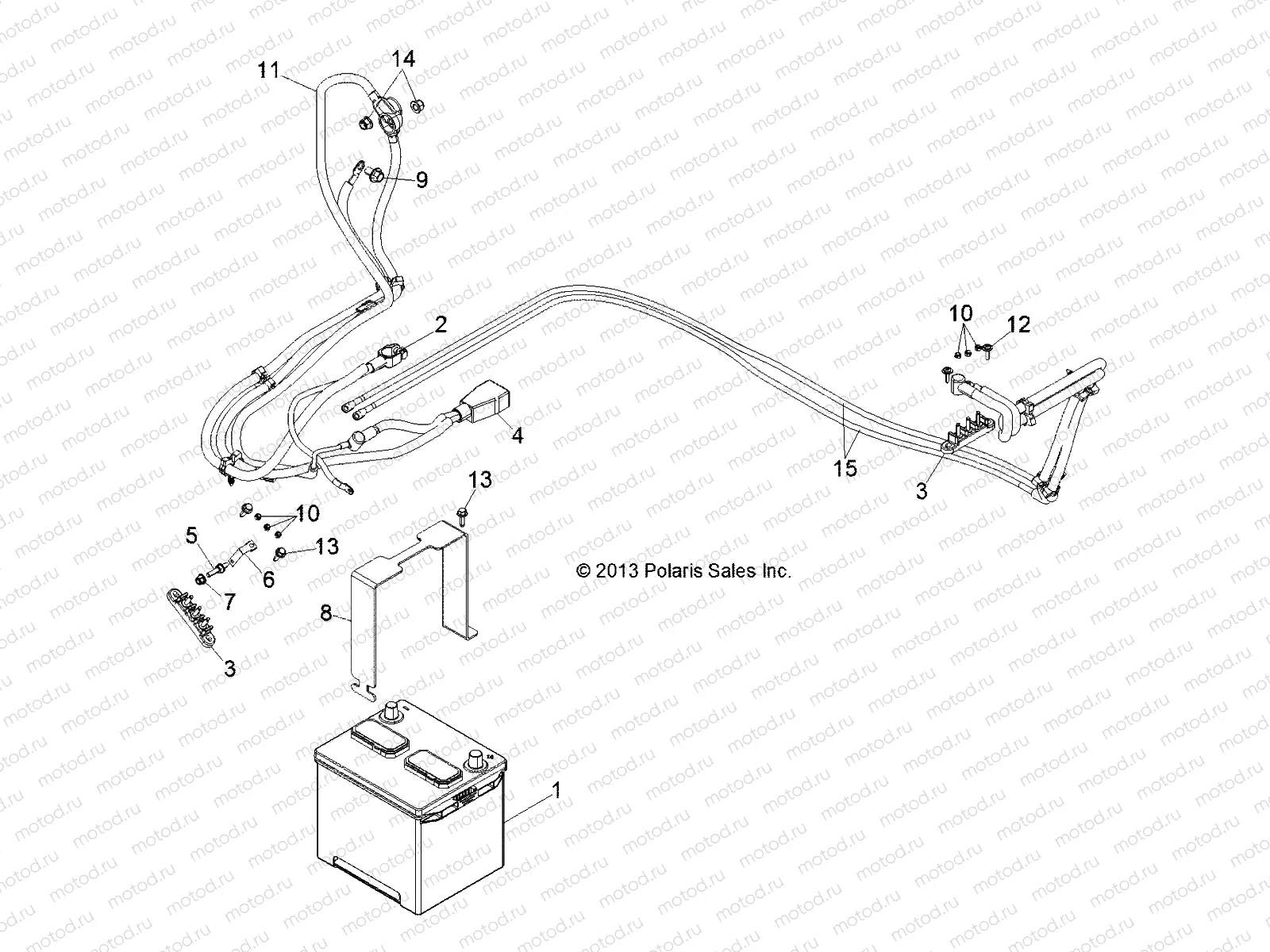 ELECTRICAL | ELECTRICAL, BATTERY - R141D9JDA/2D9JDA (49BRUTUSBATTERY13)