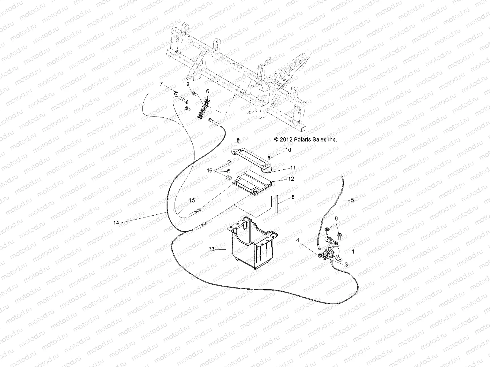 ELECTRICAL | ELECTRICAL, BATTERY - R14RH76AA/76AC/7EAZ (49RGRBATTERY13800MID)