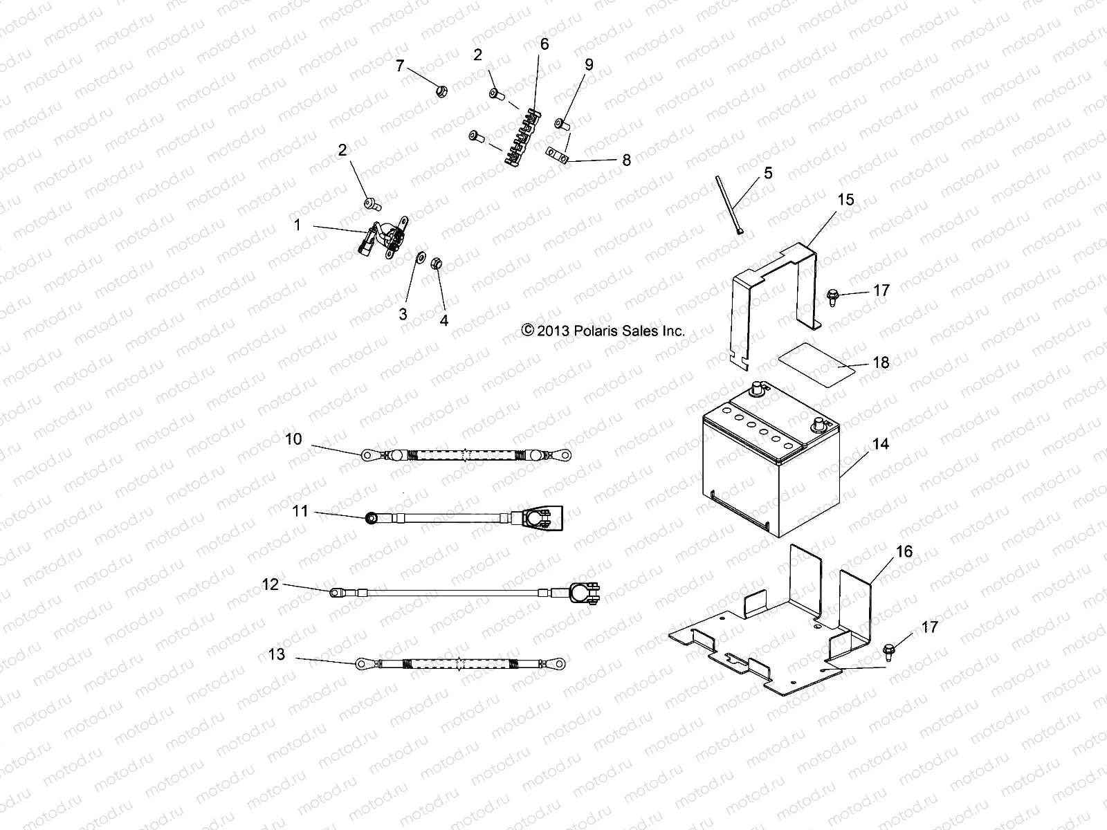 ELECTRICAL | ELECTRICAL, BATTERY - R15RAA76AA/AJ (49RGRBATTERY156X6)