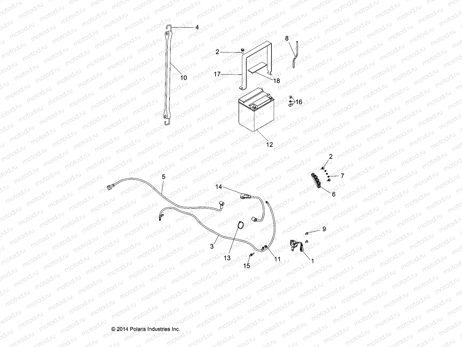 ELECTRICAL | ELECTRICAL, BATTERY - R15RMA57AA/AR/AZ/AC/LA/H57AR (49RGRBATTERY15570)