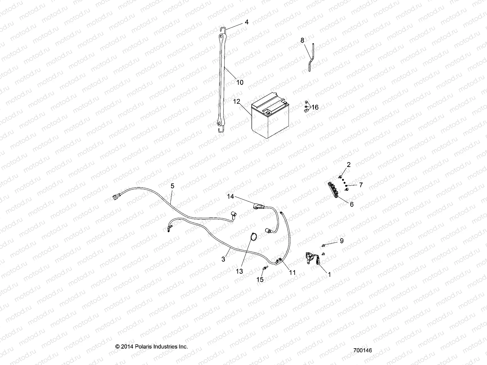 ELECTRICAL | ELECTRICAL, BATTERY - R15RMA57FA (49RGRBATTERY15570)