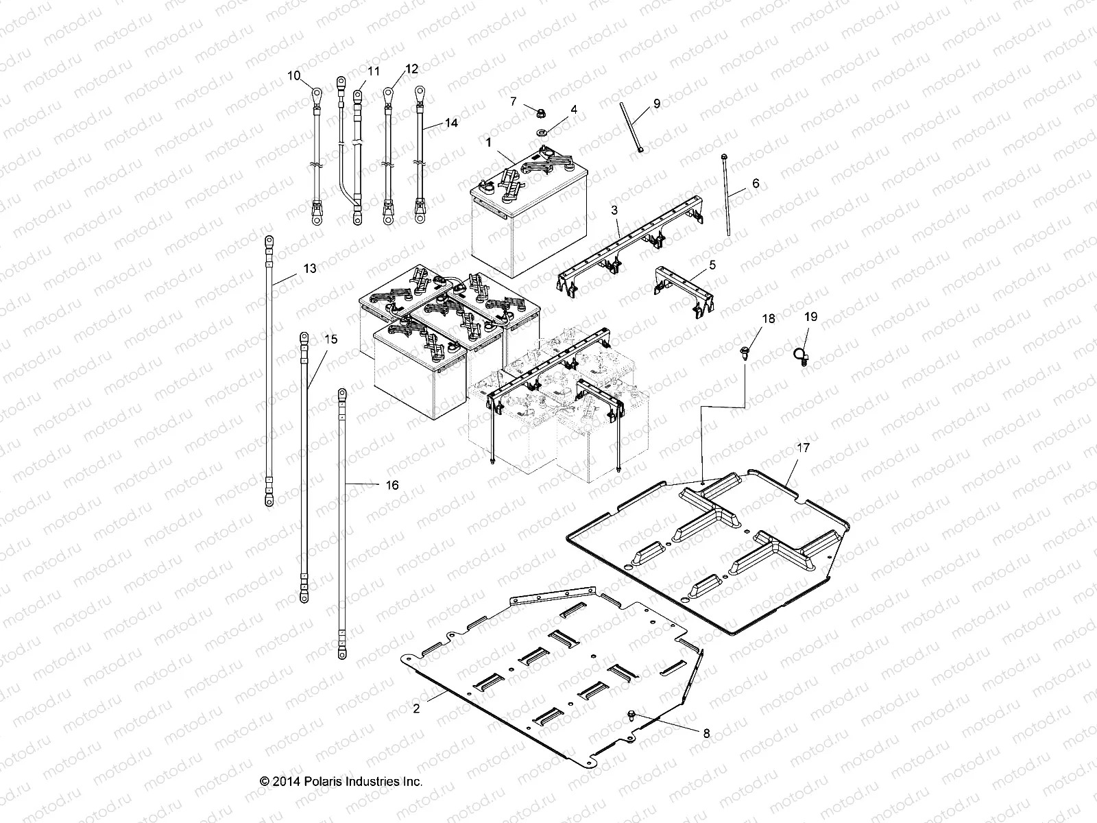 ELECTRICAL | ELECTRICAL, BATTERY - R15RMAEGJ/GC/EJ (49RGRBATTERY15EV)