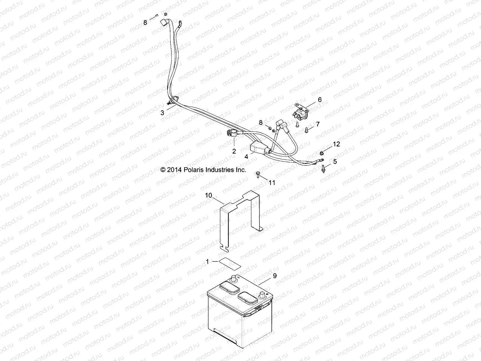 ELECTRICAL | ELECTRICAL, BATTERY - R15RTA57AA/BA/AR/AC/EAU (49RGRBATTERY15570F)