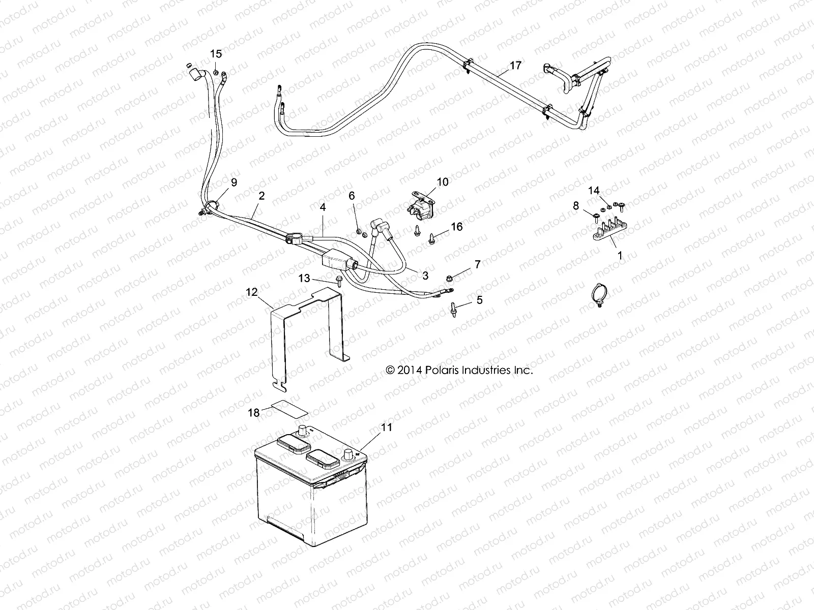 ELECTRICAL | ELECTRICAL, BATTERY - R15RTA/E87 ALL OPTIONS (49RGRBATTERY15900XP)