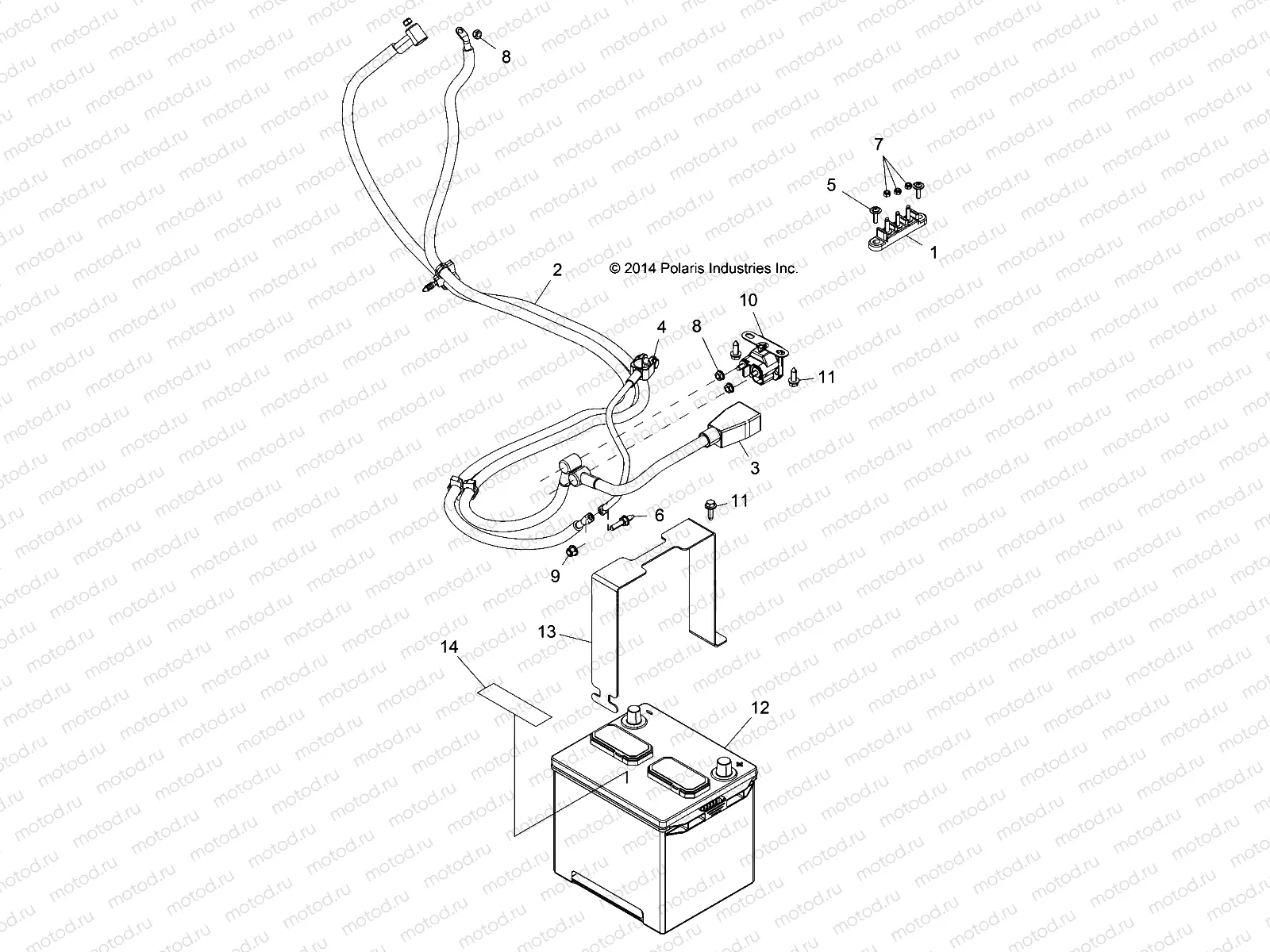 ELECTRICAL | ELECTRICAL, BATTERY - R15RUA87/E87/YAA/ZAC ALL OPTIONS (49RGRBATTERY15CREW)