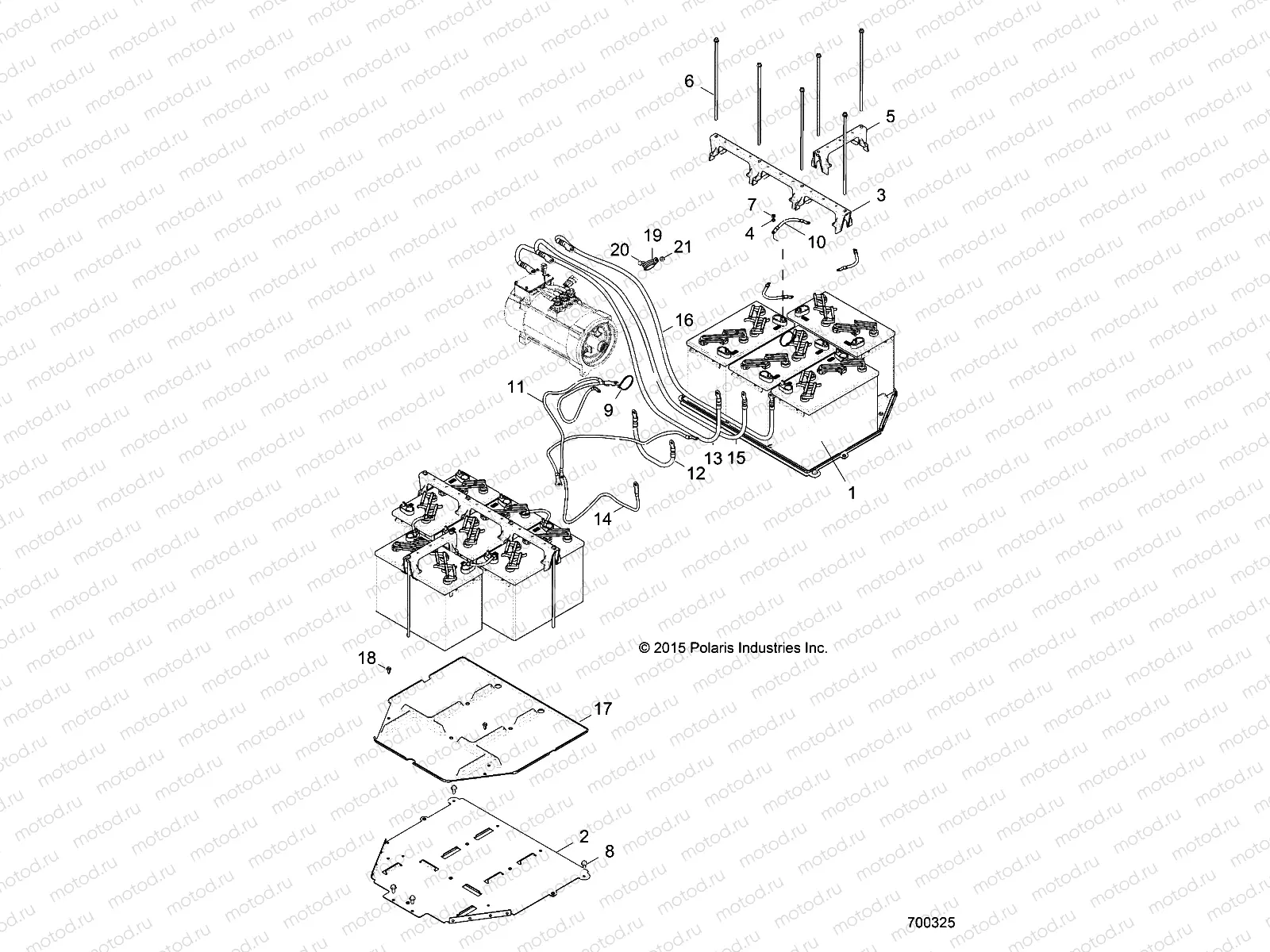 ELECTRICAL | ELECTRICAL, BATTERY - R16RMAE4G8/G9/N8 (700325)