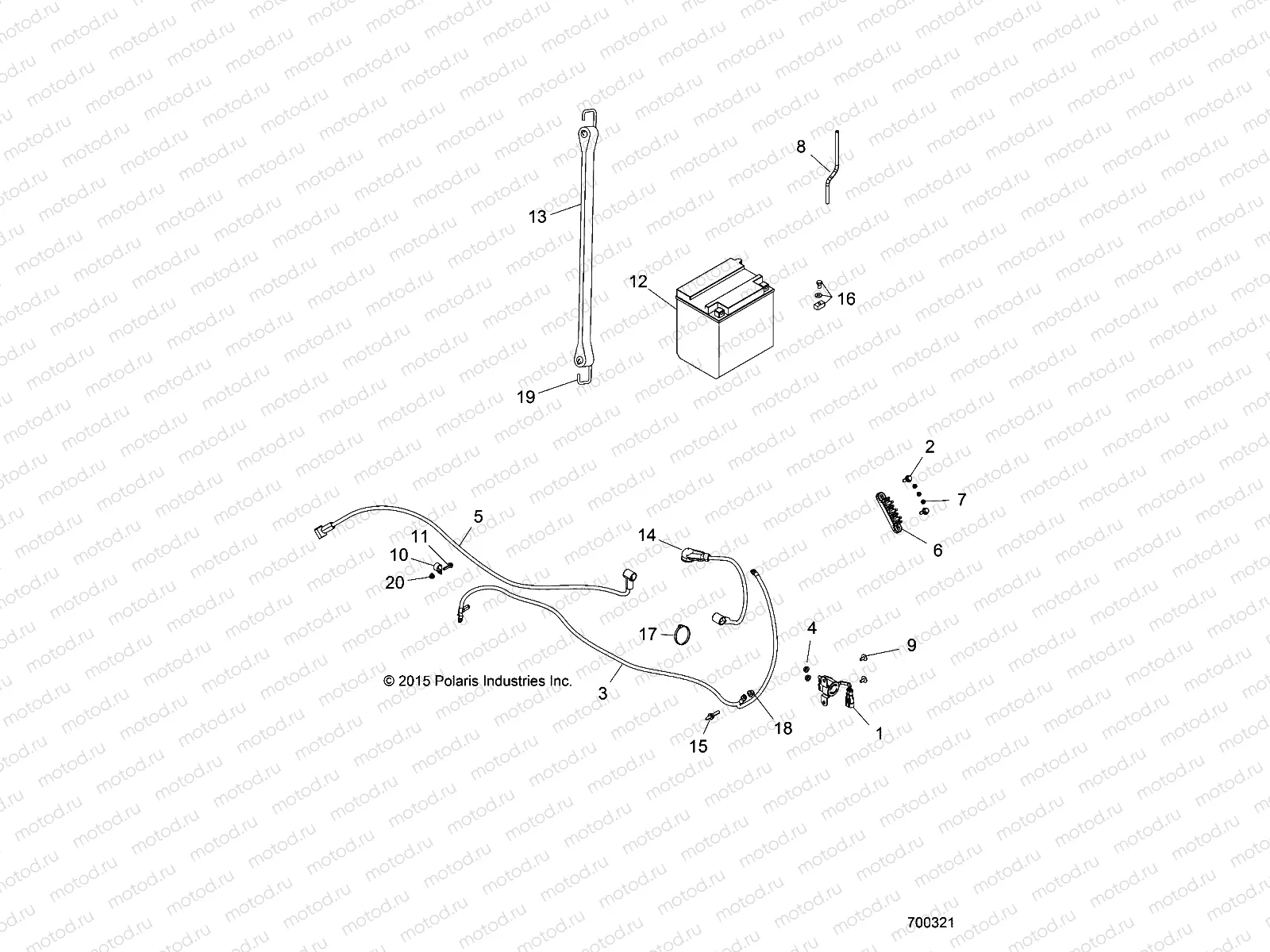 ELECTRICAL | ELECTRICAL, BATTERY - R16RNA57A1/A9/A4/E57AH (700321)