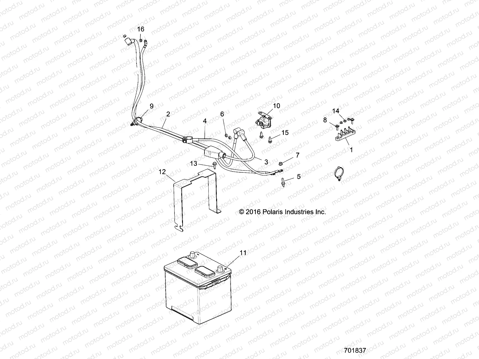 ELECTRICAL | ELECTRICAL, BATTERY - R17RTE87FU/F1/S87CU/C1/FU/F1 (701837)