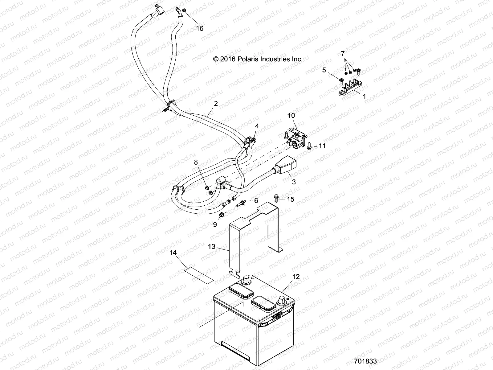 ELECTRICAL | ELECTRICAL, BATTERY - R17RVA87A1/B1/E87A9/B9 (701833)