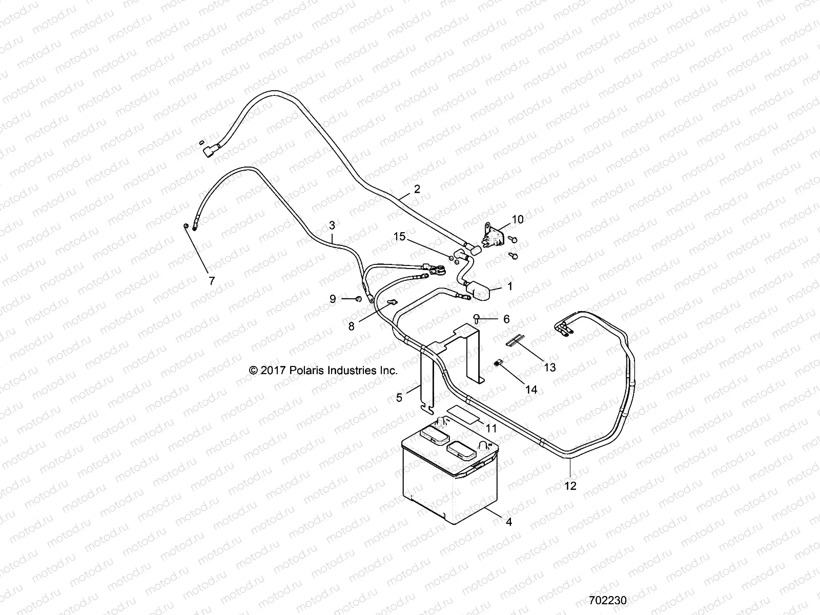 ELECTRICAL | ELECTRICAL, BATTERY - R18RGE99FM/EFB/SCM/SCB/SFM/CCM (702230)