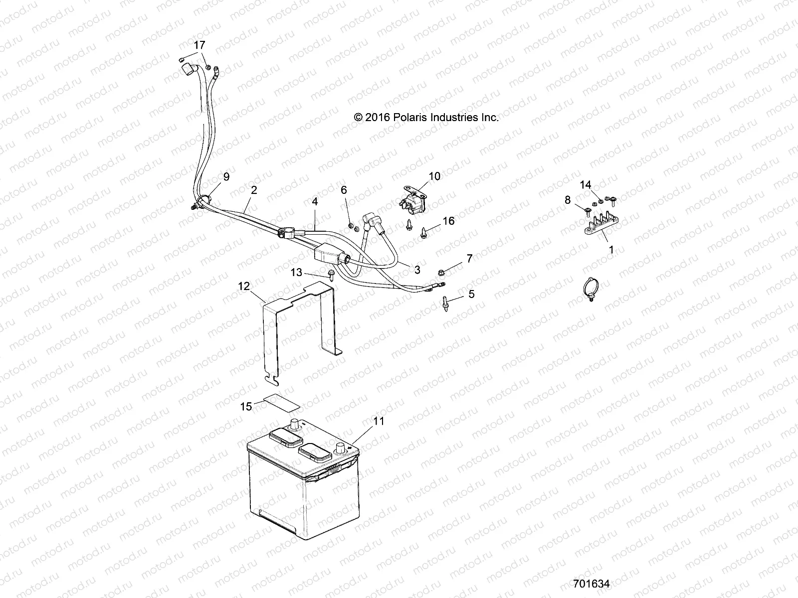 ELECTRICAL | ELECTRICAL, BATTERY - R18RVE99NX (701634)