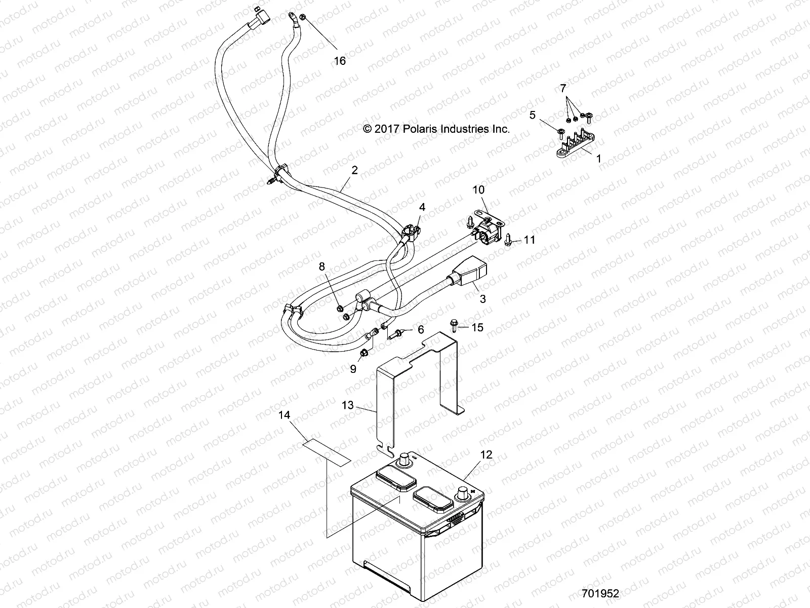 ELECTRICAL | ELECTRICAL, BATTERY - R18RVU99AS OPTIONS (701952)