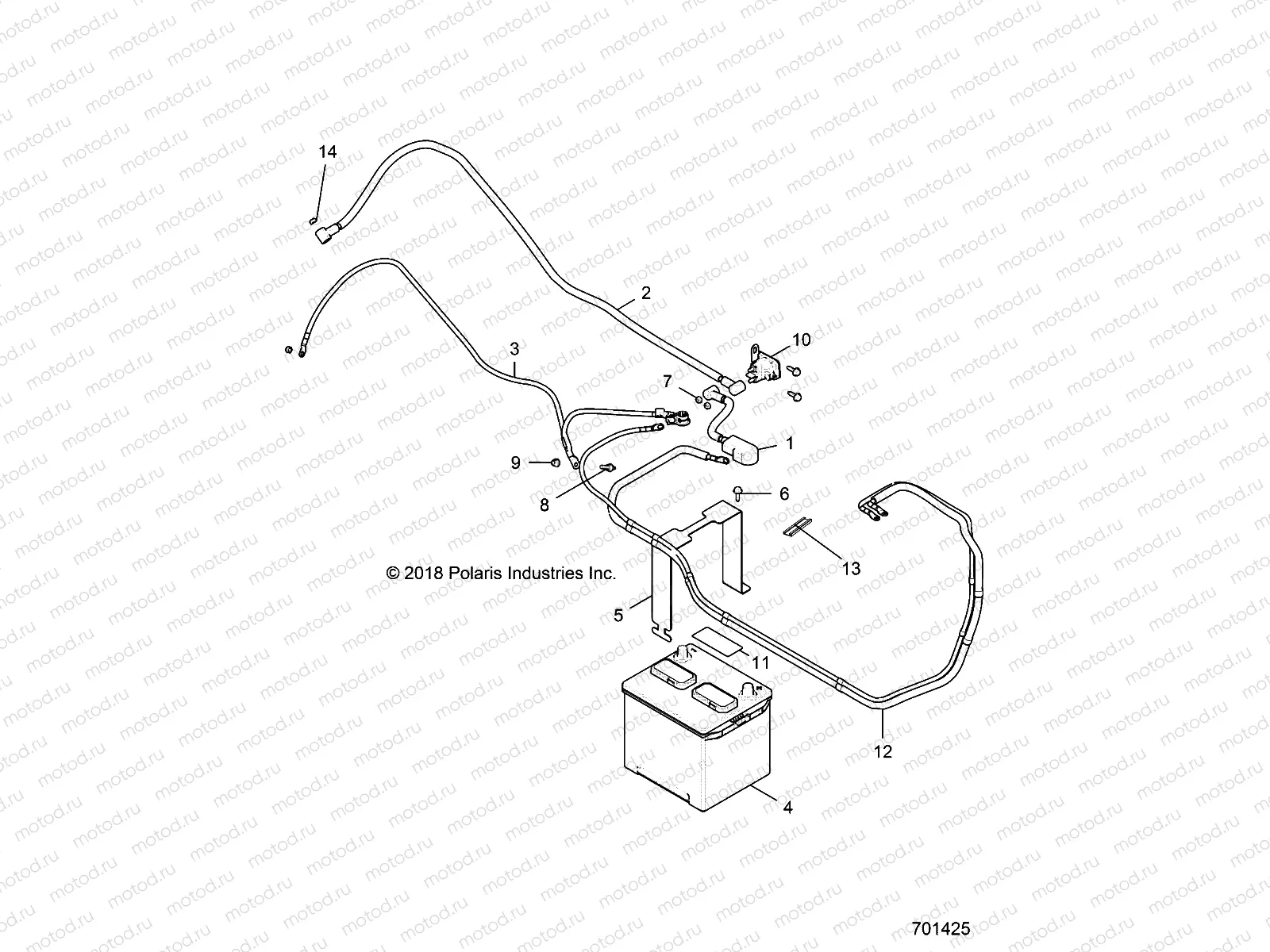 ELECTRICAL | ELECTRICAL, BATTERY - R19RGE99A2/EAR/EBR/UAF/UBF/UAM/UBM/UA9/UB9/UAL/UBL/KAK/KBK (701425)