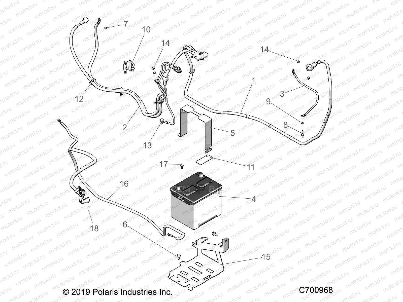 ELECTRICAL | ELECTRICAL, BATTERY - R20RRY99A9/AA/AF/AP/AX/B9/BA/BF/BP/BX (C700968)