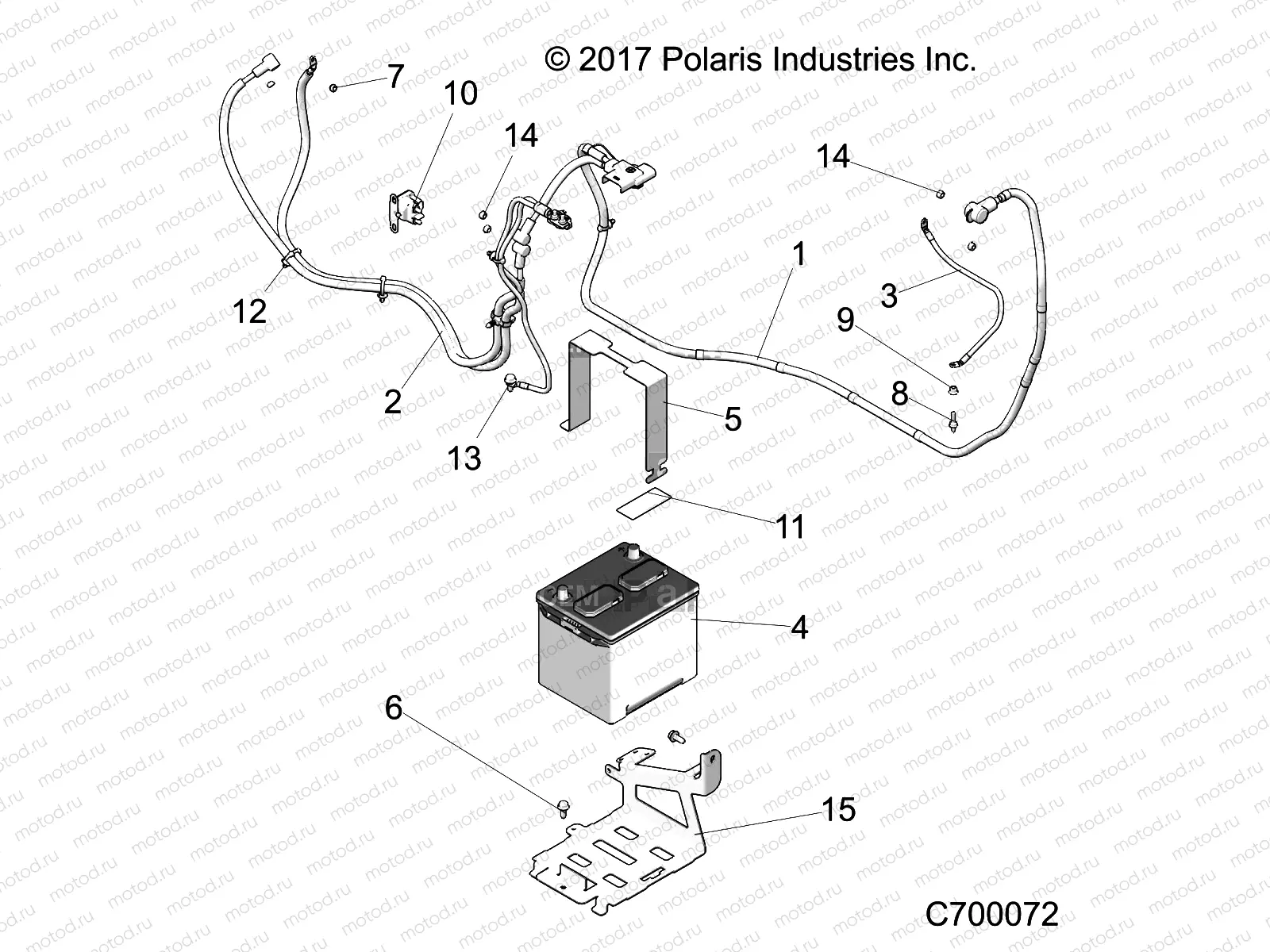 ELECTRICAL | ELECTRICAL, BATTERY - R21RSK99A9/AP/AW/B9/BP/BW (C700072)