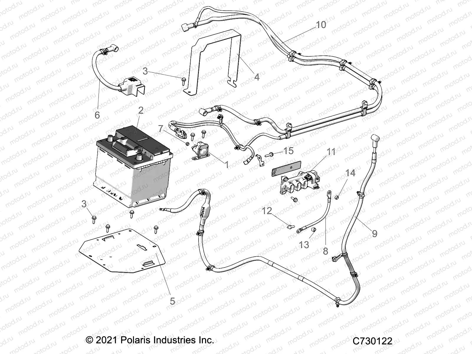 ELECTRICAL | ELECTRICAL, BATTERY - R23MAA57F1/SC9/CK/F1/F9 (C730122)