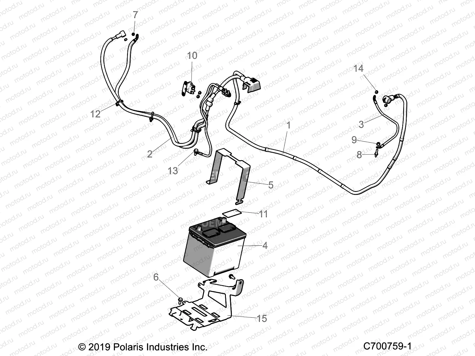 ELECTRICAL | ELECTRICAL, BATTERY - R23RRE99AJ/BJ/AK/BK/AX/BX/A9/B9 (C700759-1)