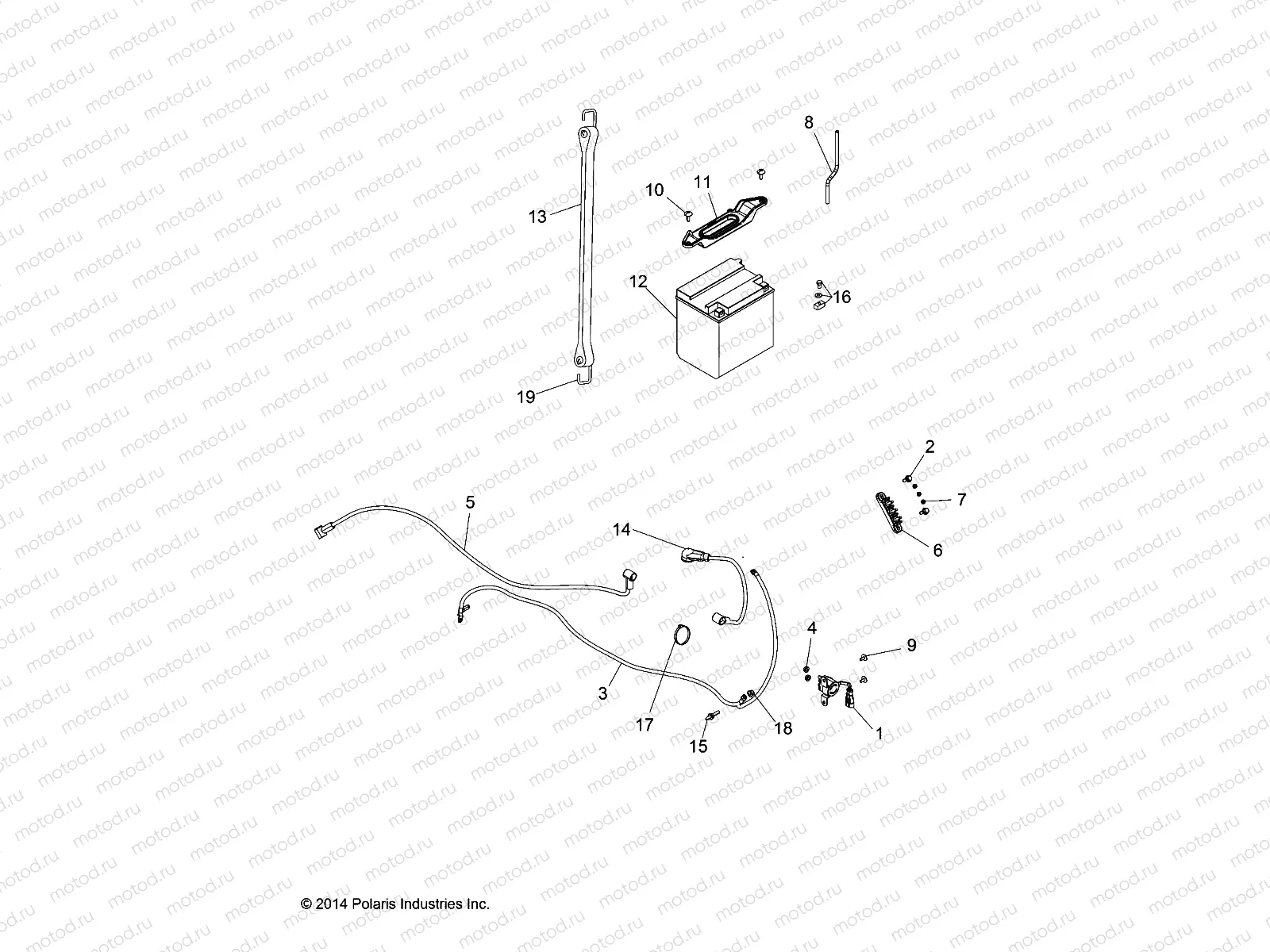ELECTRICAL | ELECTRICAL, BATTERY - RR15RNA57AA/AC/AR/E57AS (49RGRBATTERY15570MC)