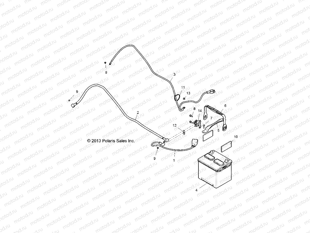 ELECTRICAL | ELECTRICAL, BATTERY - Z15VFE99AT/AV/AP (49RGRBATTERY14RZR1000)