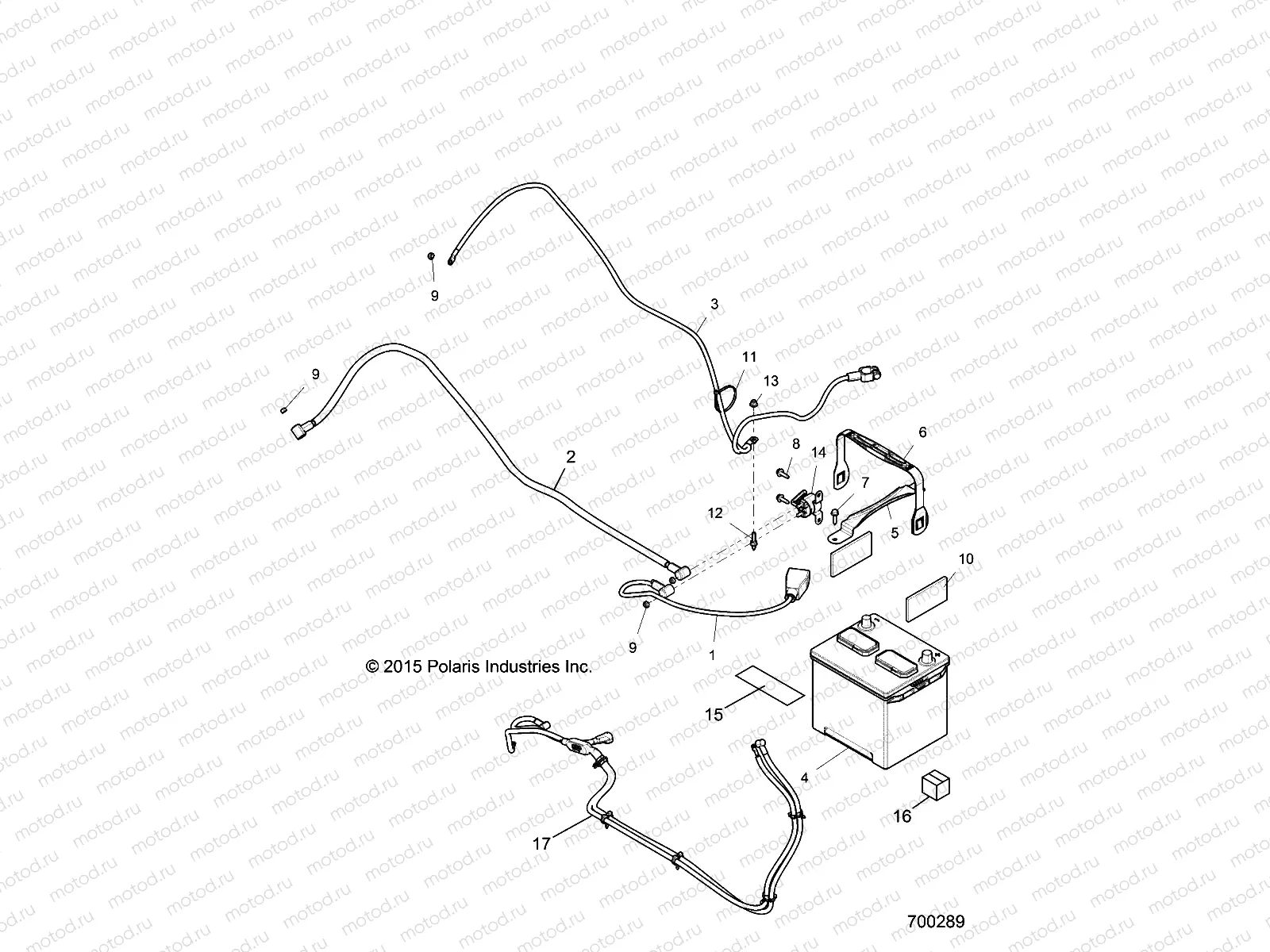 ELECTRICAL | ELECTRICAL, BATTERY - Z16VDE99AF/AM/LM/AS/M99AM (700289)